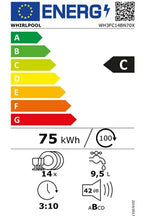 Máquina de lavar loiça de instalação livre Whirlpool WH3FC14BN70X em aço inoxidável