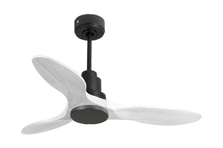 Ventilador de teto Klassfan, Ventilador de teto reversível, Termostato, Wi-Fi, Motor DC, Telhados inclinados, Comando à distância, Ultrassilencioso, Compatível com Shopify, Vendável