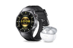 Relógio inteligente Huawei Watch GT6 Pro 46mm preto + Auscultadores Freebuds 6i brancos