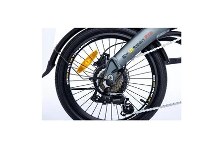 Bicicleta elétrica dobrável urbana Moma Bikes E-18TEEN em alumínio com bateria de iões de lítio SHIMANO 7V 36V 9Ah.