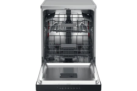 Máquina de lavar loiça de instalação livre Whirlpool WH3FC14BN70X em aço inoxidável