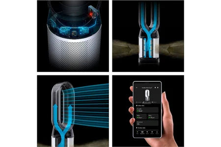 Purificador de ar Dyson com aquecedor e ventilador HP11