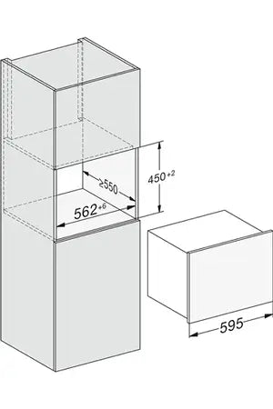 Armário de serviço Miele KWT 7112 IG NR