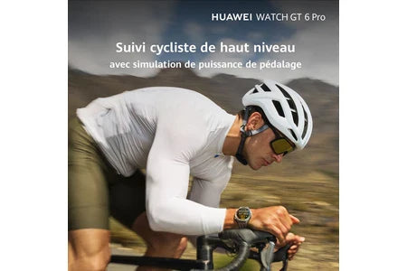 Relógio inteligente Huawei Watch GT6 Pro 46mm preto + Auscultadores Freebuds 6i brancos