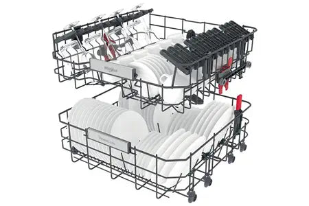 Máquina de lavar loiça de encastrar Whirlpool WH6IB14BN7S1S - 60 cm