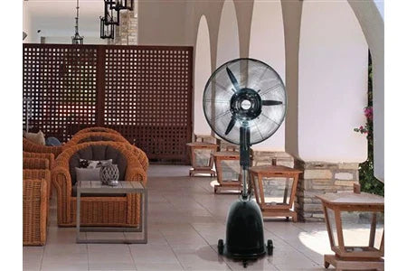 Ventilador de névoa de alto fluxo Purline MISTY 12 com depósito de 49L, preto