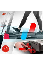 Passadeira dobrável Hop-Sport HS-1200LB Soul - 2 em 1 para uso doméstico com dispositivo de massagem - com ecrã LCD, controlo por aplicação, 15 programas e