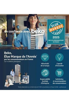 Máquina de secar roupa com bomba de calor Beko D3H210D93WD