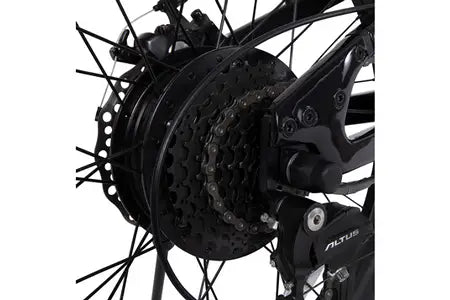 Bicicleta elétrica Carbo Model S 250W PAS 7Ah preta