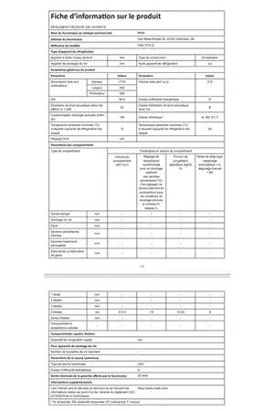 Congelador vertical Miele FNS 7774 D - Embutido, 177 cm