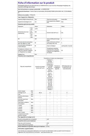 Garrafeira de envelhecimento La Sommeliere CTPNE147E