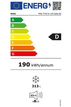 Congelador vertical de encastrar Miele FNS 7740 D, 178 cm