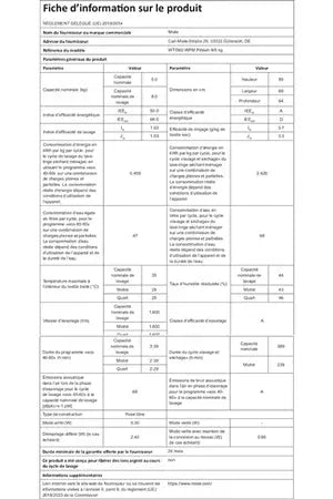Máquina de lavar e secar roupa Miele WTI 360 WPM