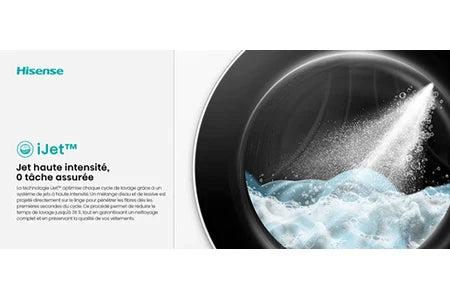 Máquina de lavar e secar roupa Hisense WD5I1045BBQ 10,5 kg / 6 kg