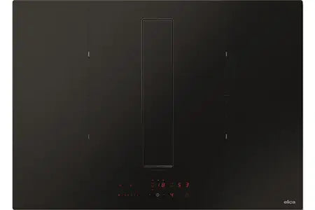 Fogão de mesa Elica NT FIT+ RAW BR/F BO/72 com exaustor integrado - Preto mate (PRF0203312)